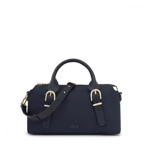 TOUS Bowling Buckles Soft Azul Marino, Sac pour Femme, Gris