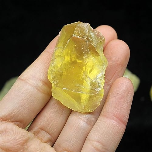 Citrine Stone Rough Stone Quartz Crystal Rock Aquarium Home Room Decoration Garden Ornaments (Size : 20-30g 1pc)