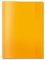 HERMA 7494 Heftumschläge A4 Transparent Orange, 25 Stück, Hefthüllen aus strapazierfähiger & abwischbarer Polypropylen-Folie, durchsichtige Heftschoner Set für Schulhefte, farbig
