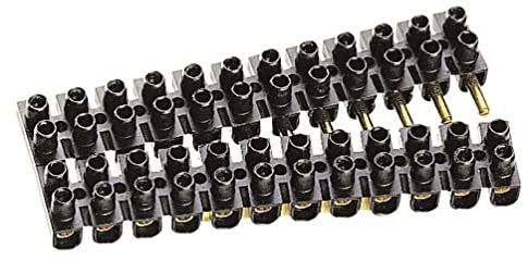 Legrand LEG98441 - Morsetto di collegamento a spille supreme, potenza 15 A, 2 morsetti a vite, dimensioni 6 mm, colore: Nero