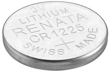 Renata CR1225 Lithium Coin Cell Batteries 3V 48 mAh - Small Card