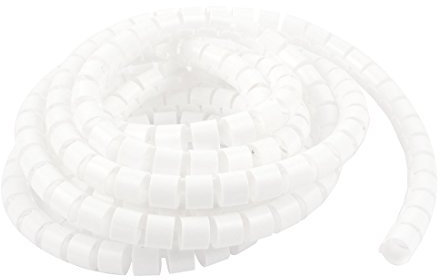 sourcing map 15mm x 3 Meter Spiral-umhüllung Ring Kabel-veranstalter Wickel für PC kabel DE de