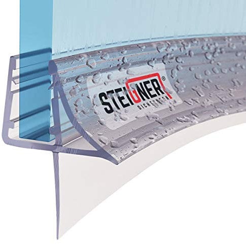 STEIGNER Duschdichtung, 60cm, Glasstärke 6/7/ 8 mm, Vorgebogene PVC Ersatzdichtung für Runddusche, UK09