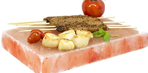 Piastre di sale per barbecue, rosa, 20x20x4cm
