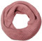 styleBREAKER Unisex Feinstrick Schal, einfarbiger Loop Schlauchschal, Feinripp Winter Strickschal, Loopschal 01018112, Farbe:Altrose