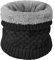 heekpek Schlauchschal Damen Loop Schal Halsschlauch Fleece Halswärmer Nackenwärmer Innenfutter Halstuch Multifunktionstuch Strickschal Feinstrick Winter für Damen und Herren,schwarz