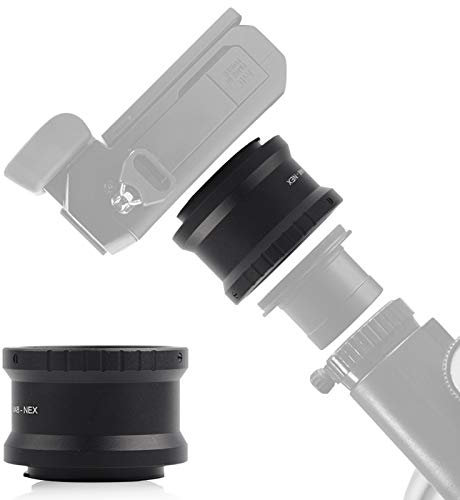 VBESTLIFE Telescope Conversion Ring Adapter, Portable M48*0.75mm,37mm Aluminum Alloy Adapter for SONY E-mount for Sony A7 A7S A7R Ar7II Cameras