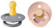 BIBS Colour Schnuller 2er-Pack, BPA-frei, Kirschform Nippel. Naturkautschuk / Latex, Hergestellt in Dänemark. 0-6 Monate (2er Pack), Cloud / Blush