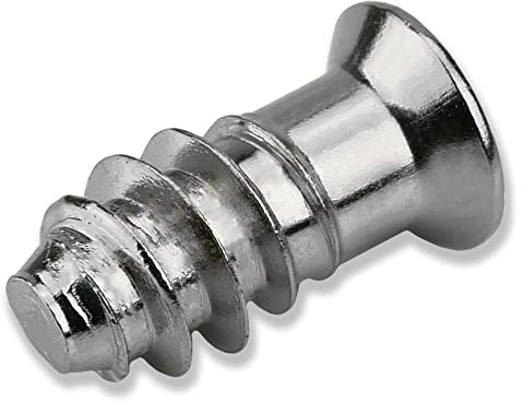 Mprofi MT® 200 Stück | Euroschrauben 6,3 x 13mm | Möbelschrauben mit Senkkopf Ø5mm | Verbindungsschraube Vollgewinde Bohrung | Spezialschraube für Schubladenschienen, Scharniere | EV/200