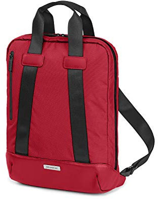 Moleskine Metro Collection Borsa Porta PC Verticale, PC fino a 15'', Zaino da Ufficio e Lavoro Adatta per Uomo e Donna, Dimensioni 31 x 42 x 10 cm, Colore Rosso Cranberry