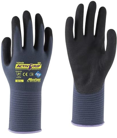 TOWA ActivGrip Advance Arbeitshandschuhe Handschuhe Montagehandschuhe 12 Paar im Pack (8)