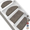 Floordirekt Stufenmatten Trier | Halbrund oder Eckig | Treppenmatten in 6 Farben | Strapazierfähig & pflegeleicht | Stufenteppich für Innen (Halbrund 56 x 19 cm, Anthrazit)