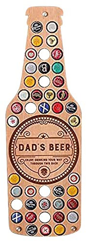 thorityau capsules bière – Carte des capsules bouteille bière – Porte-capsules bière rustique – Décoration murale pour la maison