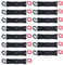 15PCS 18650 Battery Holder Bundle with Wire 18650 Battery Holder Case 3.7V, 1 Slot DIY Battery Storage Boxes, 1 Slot Black Plastic Batteries Case for 18650 Single Battery