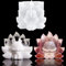 Voyyphixa Molde de resina epoxi de zorro de nueve colas Molde de silicona animal 3D Vela Molde de resina epoxi Molde de silicona Jabón Tallado Arte Aromaterapia Yeso Swing Mesa Decoración