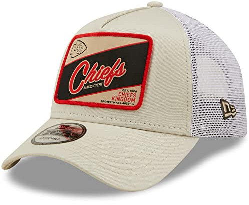 New Era A-Frame Trucker Cap - Kansas City Chiefs Stone beige