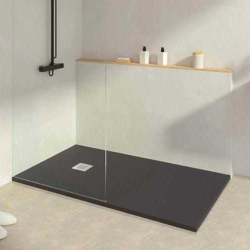 KOES - Piatto Doccia in Resina Serie INDO – 70x70 – Nero RAL 9005