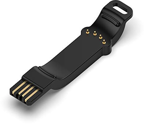 RuenTech Ladegerät Adapter für Polar Unite,USB Ladekabel Strom Ständer Kompatibel mit Polar Unite Ersatzladegerät Zubehör (Schwarz)
