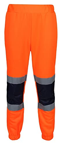 Regatta Mens Hi-Vis Bottoms (M) (Orange/Navy)