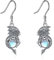 YFN Drache Mondstein Ohrringe Sterling Silber Legendärer Chinesischer Drachenschmuck für Frauen Männer
