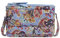 Vera Bradley Damen Cotton Wallet Crossbody Purse with RFID Protection Umhängetasche, Provence Paisley