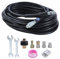 AIM Tools 15M Tubo di Sonda Sturatubi per Idropulitrici, 5800 PSI Tubo Flessibile per Pulizia, 1/4 NPT, Raccordo M22 14 mm, Ugello a Getto e Ugello Rotante, Kit di Pulizia per Tubi di Scarico