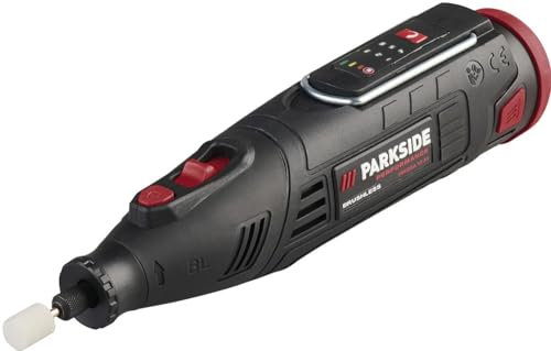 PSIDE PARKSIDE PERFORMANCE® - Trapano fine a batteria 12 V PPFBSA 12 A1, con batteria e caricatore