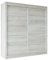 Easy4You B1 180 cm Sonoma Schiebetüren Kleiderschrank 180x215x58 cm Schlafzimmermöbel, Aufbewahrung - Mehrzweckschrank - Farbe: Sonoma