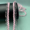 3 M 1.5cm Vintage spitzenband Elastische spitzenband Zierband Dekoband Spitze Spitzenstoff Spitze-Borten Deko für DIY Basteln Geschenkverpackung Scrapbooking Hochzeit Nähen,Rosa