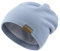 Sterntaler Beanie mit Rippenmuster - Baby und Kinder Mütze aus Mischgewebe - gefüttert mit Baumwollfleece - Übergangsmütze Jungen - blau, 49