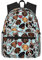 MELPHI Modischer Rucksack mit Medaillon-Motiv, geeignet für Schule, Wandern und Arbeit, Niedlicher Mops-Hund, One size