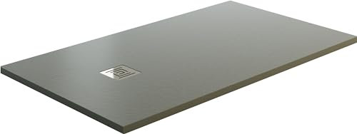 Aquabad Duschwanne/Duschtasse ARDESIA 120x100cm Grau Rechteck