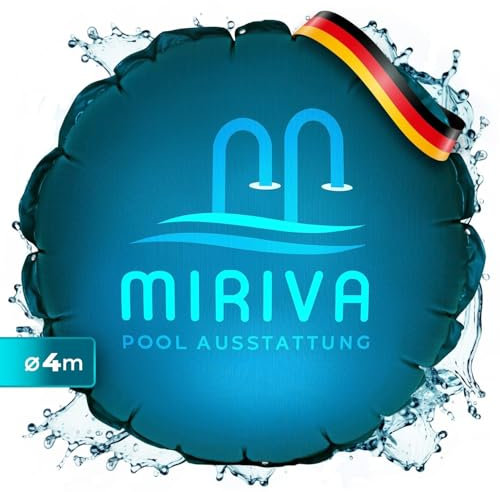 IVEUM Coussin rond de piscine 4 m pour l'hiver, coussin de piscine pour l'hiver, couverture de piscine d'hiver, coussin d'air de piscine (rond 4 m)