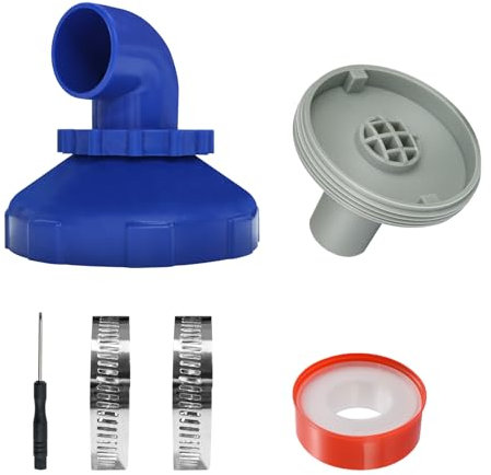 FZQBEY Pool Einlaufdüse 360° Drehbar Pool Düse Auslass Ausströmer Zubehör Ø32/38 mm, Pool Auslassdüse mit Pool Anschluss Zubehör,Pool Zubehör Ersatzteile Poolzubehör