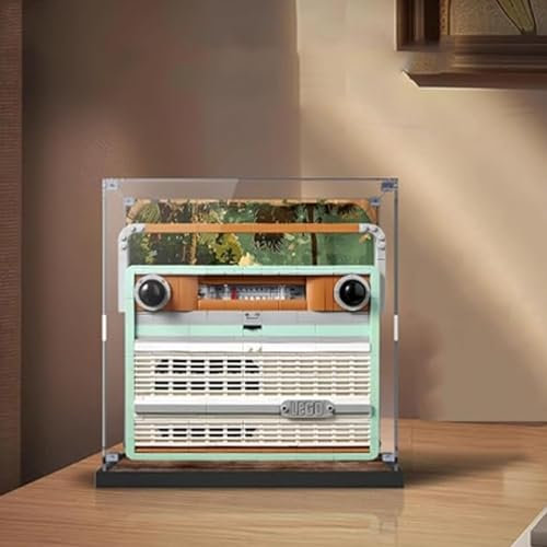 Espositore in acrilico per radio Lego 10334 vintage, protegge e decora il modello con contenitore antipolvere (solo scatola)