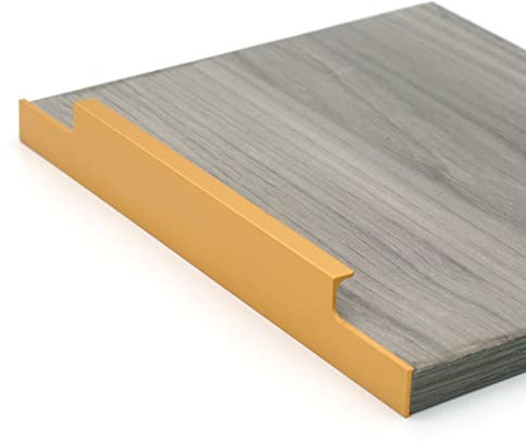 Manija empotrada, manijas de gabinete, juego de 1 manija invisible for muebles, manija de aluminio for muebles, manija de perfil de cocina, for cajones, armarios, muebles de cocina(Length 600mm)