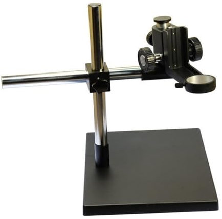 Microscope Observation Dual-arm Heavy Duty Boom Stereo Metal Table Stand 50mm Ring Holder Universal Large Table Stand for Industrial Microscope