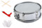Luwecf Rullante Da 14 Pollici Strumento Musicale per Adulti Regali per Le Festività, Silver 14 Inch