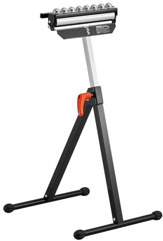 VEVOR Roller Stand, 300 lb Load, Black, 430 x 495 x 696 mm