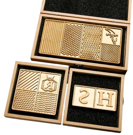 Piastra di ghiaccio personalizzata con logo aziendale - Personalizza piastra per cubetti di ghiaccio, timbro di branding per cocktail, accessorio per vassoio da barista, stampo in ottone per whisky e