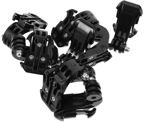 Vaguelly 10pcs J-hooks Buckle Vertical Mount Kit with Long Thumb Screws for Action Cameras, Sports Camera Clamps Accessory Set Suitable for Tripod and Suction Car Mounts