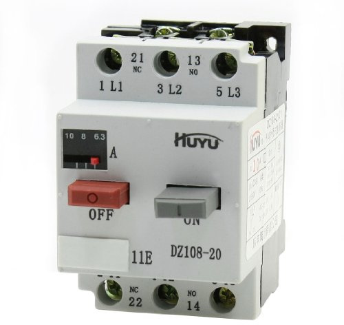 XRKJKQIDG DZ108-20 3P 1NC 1NO 6.3-10A Gamme 20A Disjoncteur