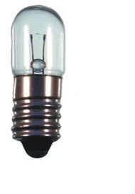 S+H Röhrenlampe Kleinröhrenlampe 10x28mm Sockel E10 28 Volt 5 Watt