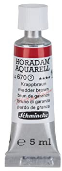 Schmincke - HORADAM® AQUARELL - finest artists' watercolours, Madder brown - 5 ml
