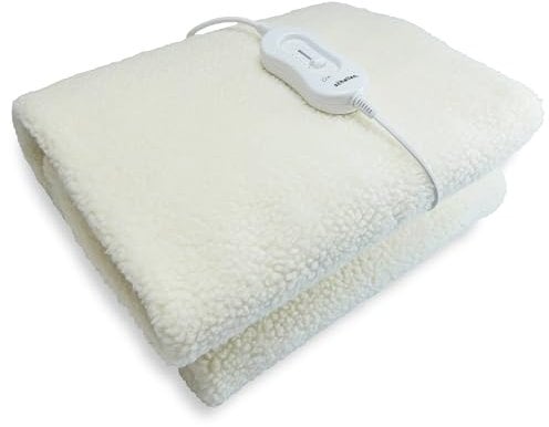 Schallen Premium Comfort Electric Heated Blanket, Remote Control with 3 Heat Settings (Double, Soft Fleece Electric Blanket)