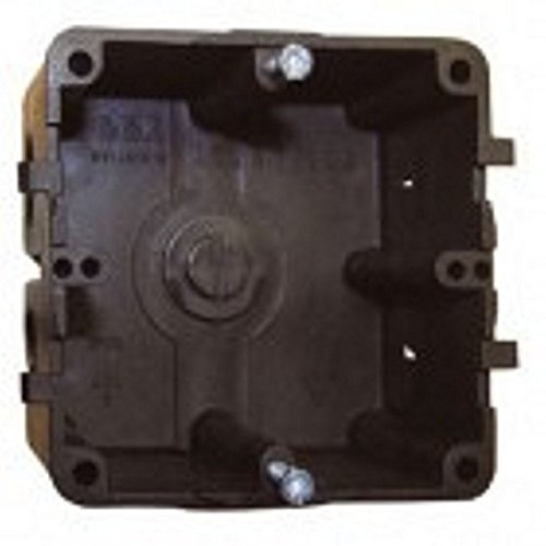 F-tronic Kabelkanaldose 1-fach Schwarz