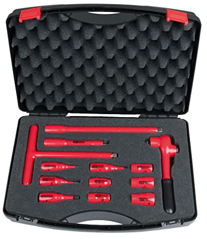 KS Tools 117.1888 3/8 Isolierter Steckschlüssel-Satz, 13-tlg.