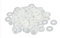 sourcing map M6 x 12mm x 1.2mm Nylon Plat Tampons Isolantes Rondelles Joints Attache 100PCS