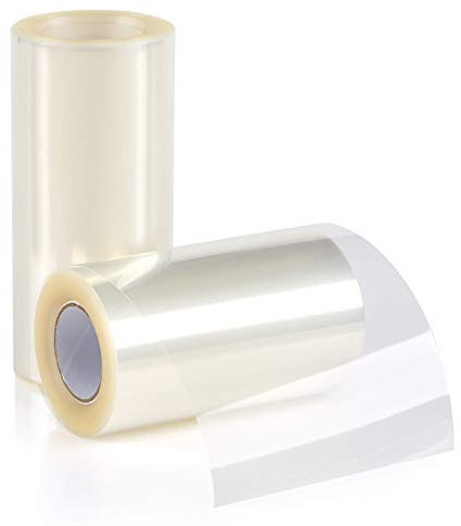 GWHOLE Lot de 2 Colliers à Gâteau 10M x 10CM et 10M x 8CM Rouleaux Rubans Transparents Cercle de Pâtissie pour Gâteaux Mousse