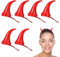 minkissy 4 stücke teufel horn haarspangen halloween cosplay haarschmuck haarnadel für kinder erwachsene maskerade party (rot)